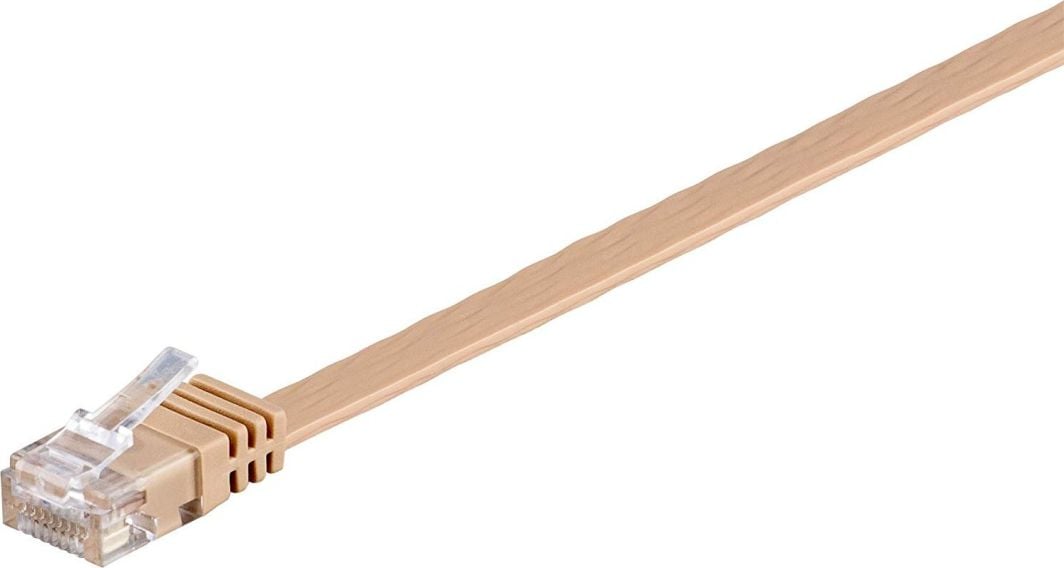 Kabllo rrjeti Goobay 95887, CAT 6 UTP, 5m, kafe e çelët