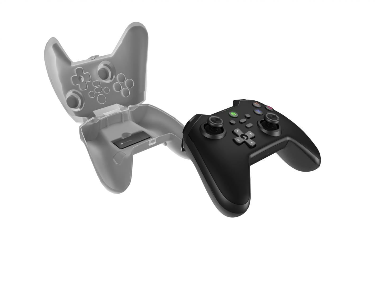 Gamepad wireless Genesis MANGAN 400 NJG-2100, Bluetooth, me dritë LED, i zi