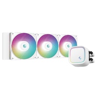 Ладилник за процесор со вода DeepCool LE720 WH, радијатор 360mm, ARGB, бел