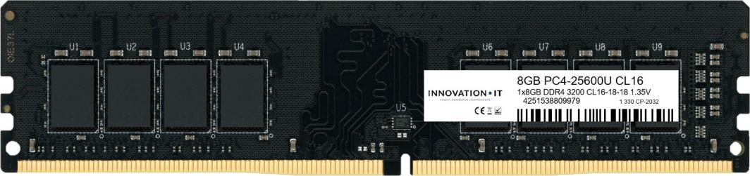 Memorie Innovation IT DDR4, 8 GB, 3200 MHz, CL16, Inno8G3200S