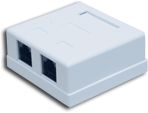 Prizë rrjeti Alantec GN011, UTP Cat.6, 2x RJ45, e bardhë