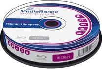 Disqe Blu-ray MEDIARANGE MR501 BD-RE, 25GB, 2x, paketim Cake10