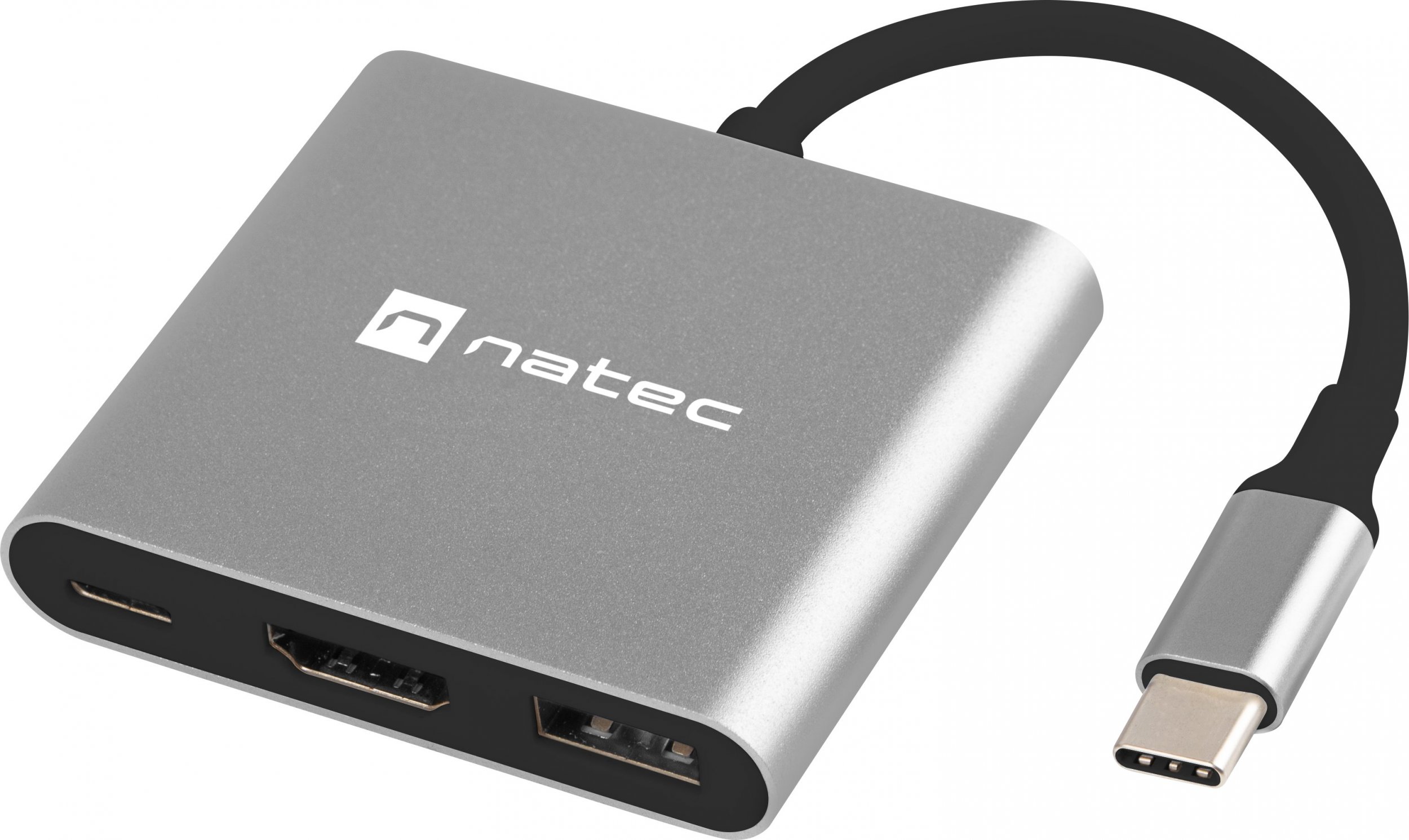 Adapter USB C Natec Fowler Mini NMP 1607, HDMI 4K, USB 3.0, i zi