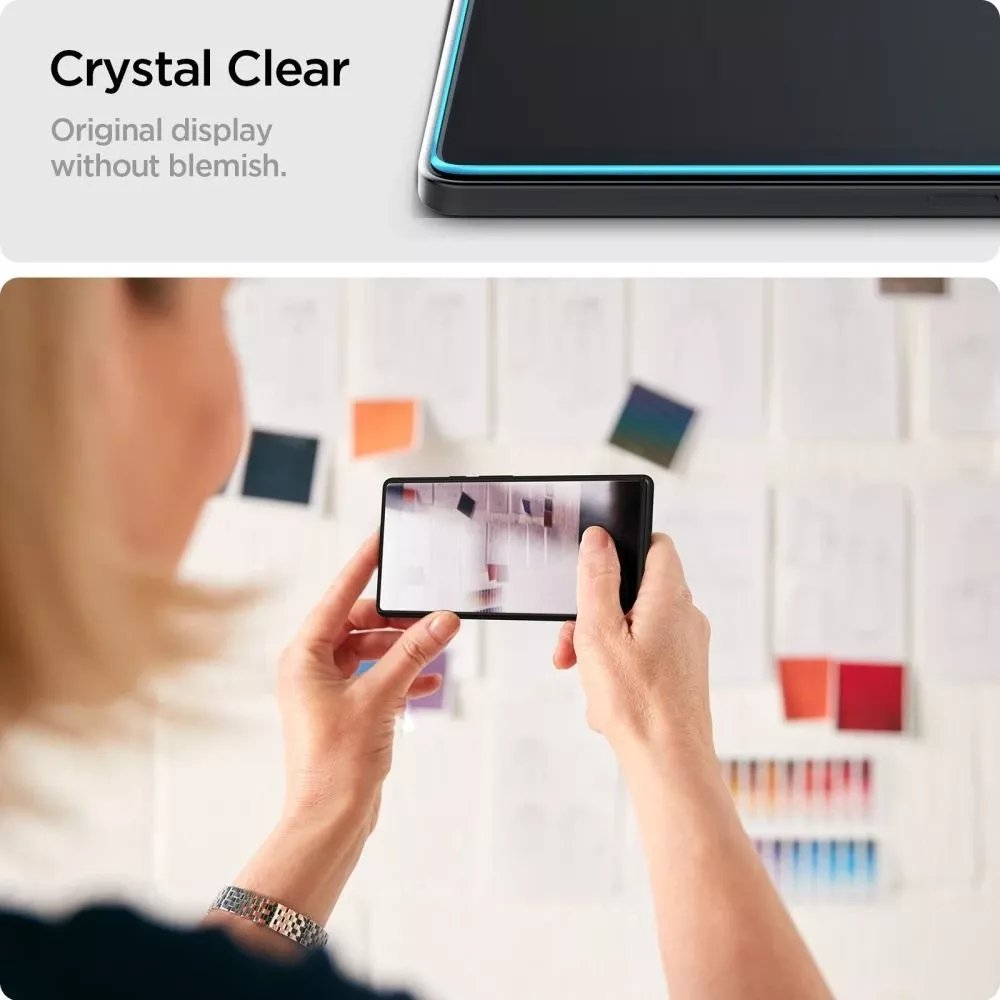 Mbrojtës ekrani Spigen Glass TR Slim për Xiaomi Redmi Note 13, xham i temperuar, 2 copë, transparent