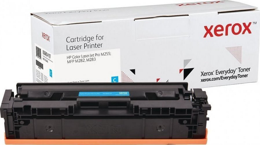 Toner kasetë Xerox 006R04197, Cyan, 2.450 faqe, zëvendëson HP 207X