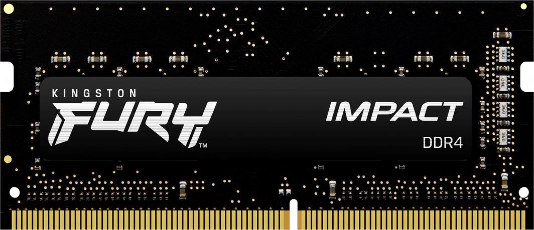 Memorie për laptop Kingston Fury Impact, SODIMM, DDR4, 32 GB, 3200 MHz, CL20