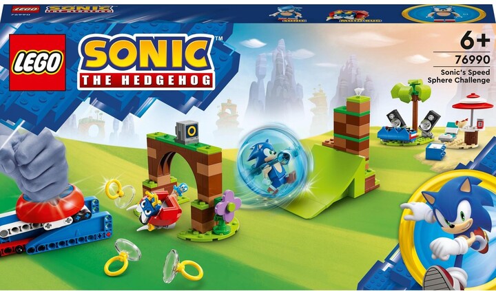 Set LEGO® Sonic the Hedgehog™ 76990 Sonic's Speed ​​Sphere Challenge