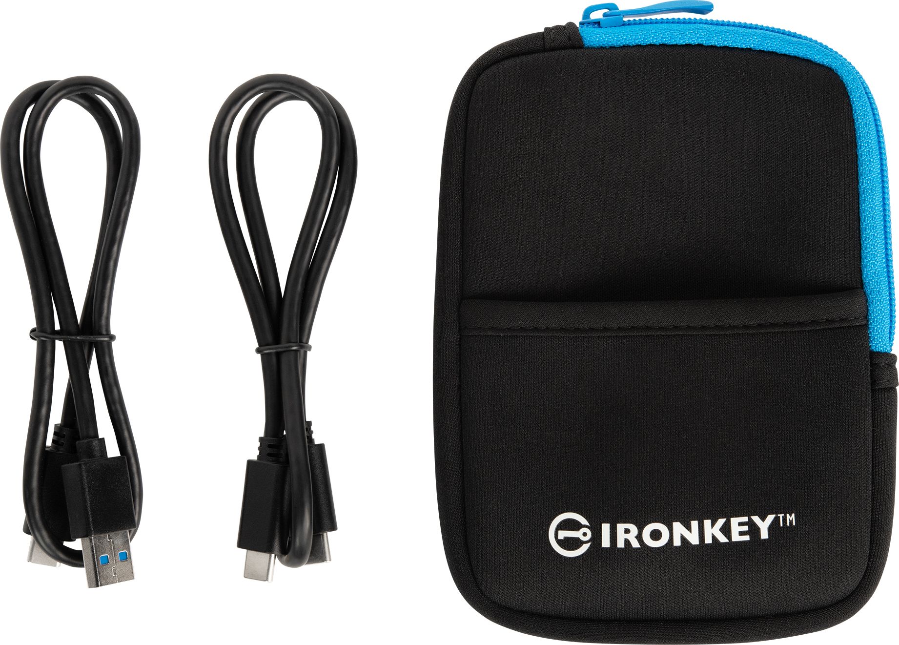 SSD i jashtëm Kingston IronKey Vault Privacy 80, 960GB, USB 3.2 Gen 1, blu