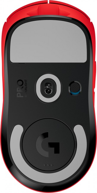 Maus Logitech G Pro X Superlight (910-006784), i kuq, II