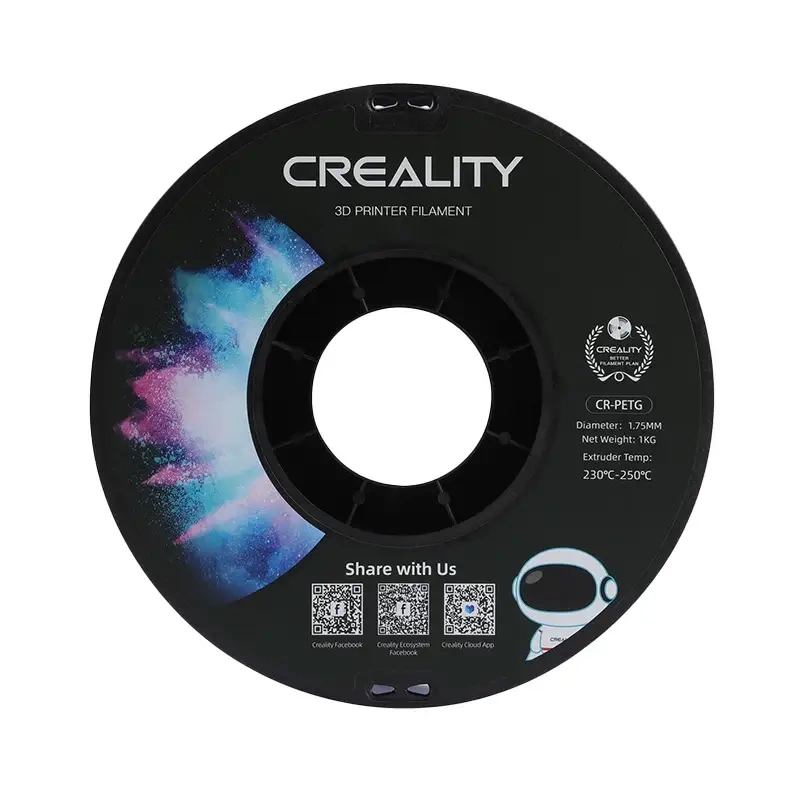 Filament 3D Creality CR Series PETG, 1.75mm, 1kg, i verdhë