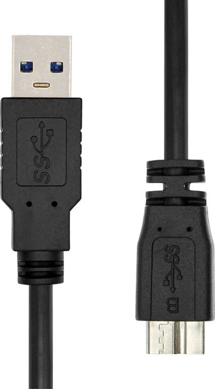 Kabllo USB ProXtend 3.2 Gen1 A në Micro B, 0.5m, i zi