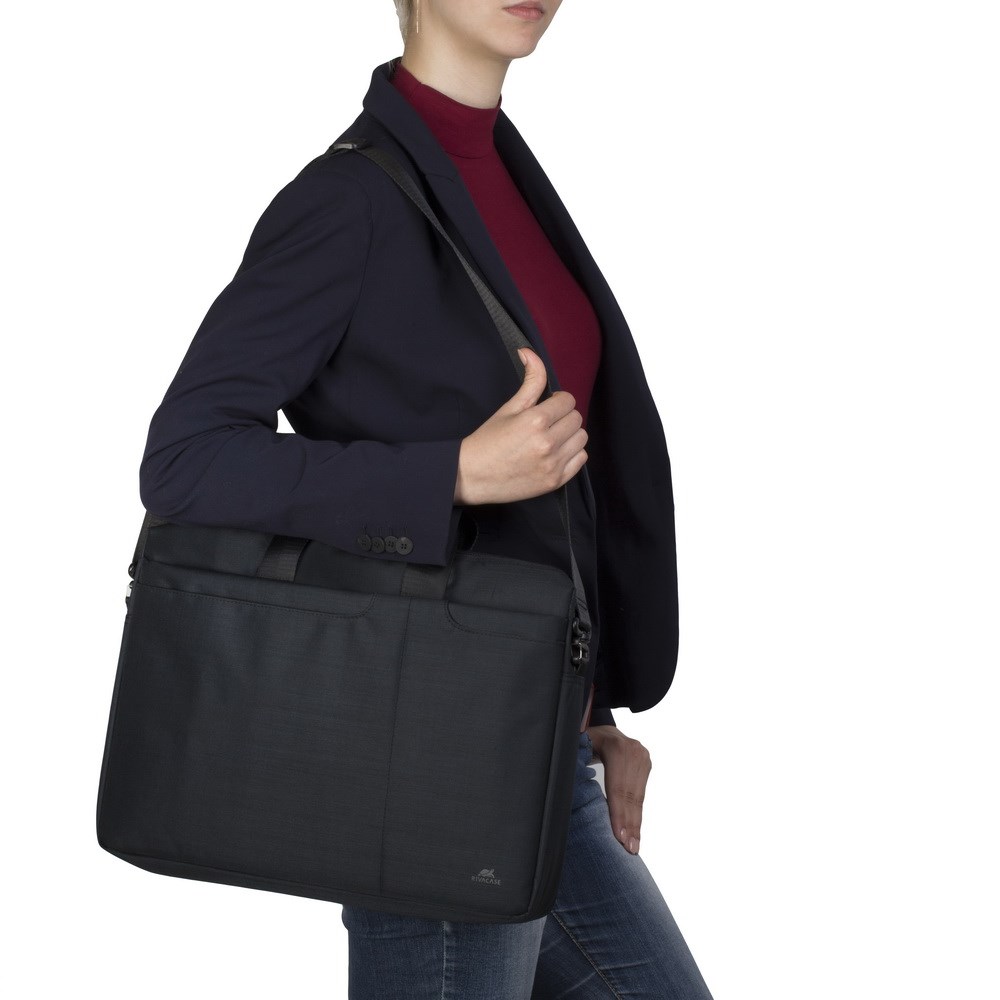 Çantë laptopi RivaCase ECO 8335, 15.6", e zezë