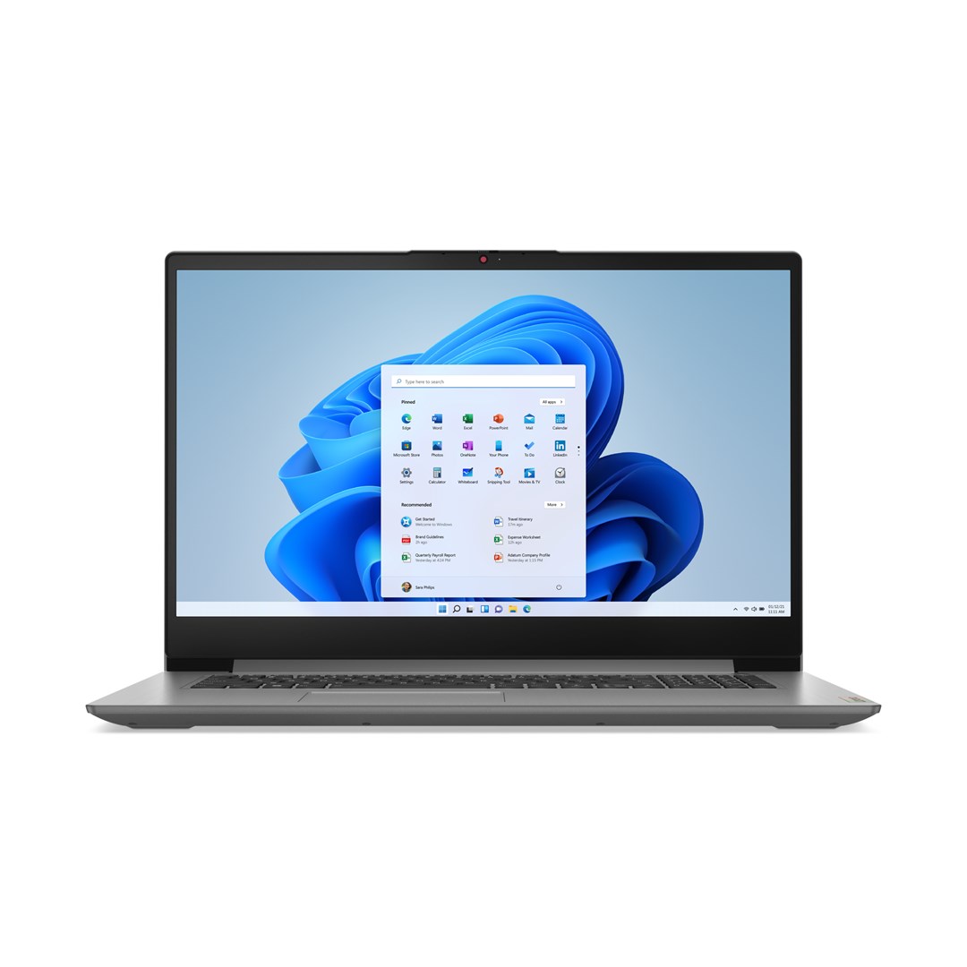 Laptop Lenovo IdeaPad 3, 17.3", Intel i5-1235U, 8 GB RAM, 512 GB SSD, i hirtë