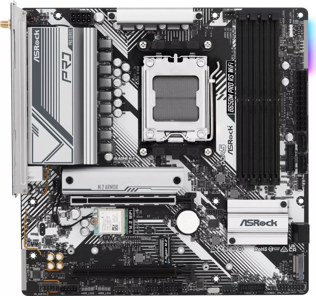 Pllakë amë ASRock B650M PRO RS WIFI