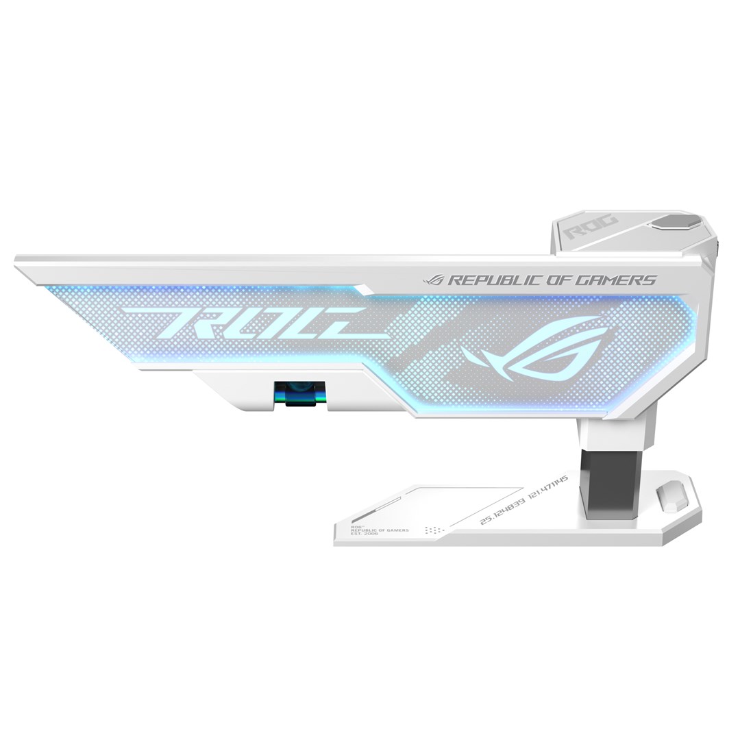 Mbajtës kartele grafike ASUS ROG Herculx, i rregullueshëm, me ndriçim RGB, i bardhë