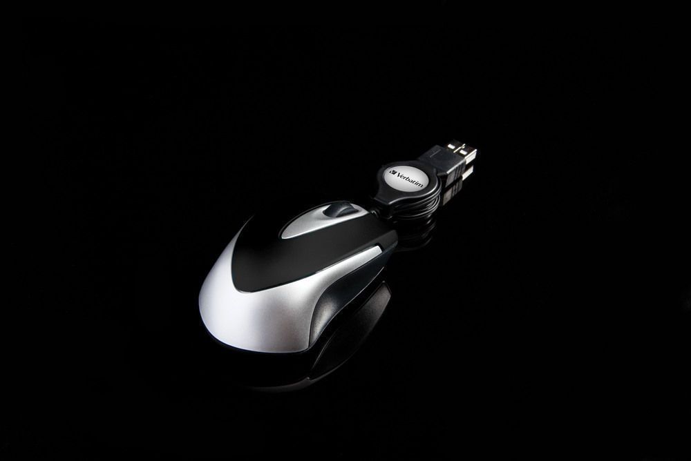Maus Verbatim GO, me kabllo, USB, i zi