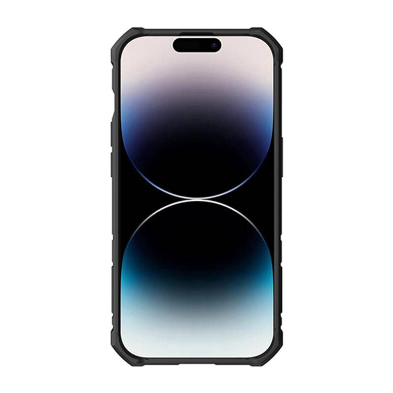 Kuti mbrojtëse Nillkin CamShield Armor Pro për iPhone 14 Pro Max, me unazë 360°, e zezë