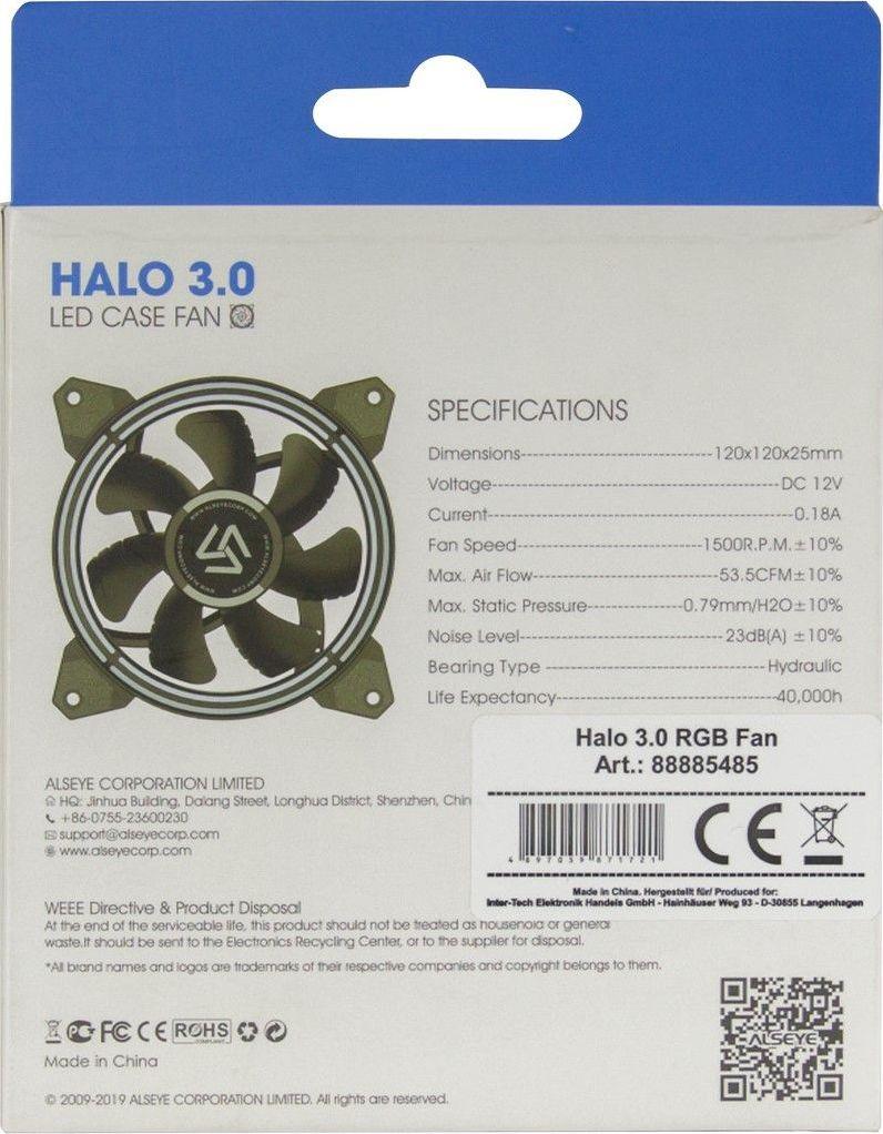 Ventilator ALSEYE Halo 3.0