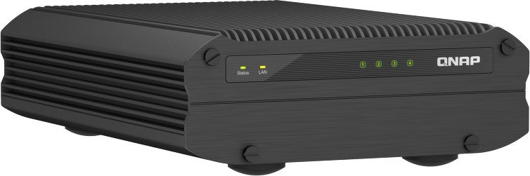 Server NAS Qnap TS-i410X-8G, 4 slote 2.5", 10GbE, gri