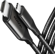 Kabëll Axagon RVC-HI2MC USB C në HDMI, 1.8m, 4K 60Hz, i zi