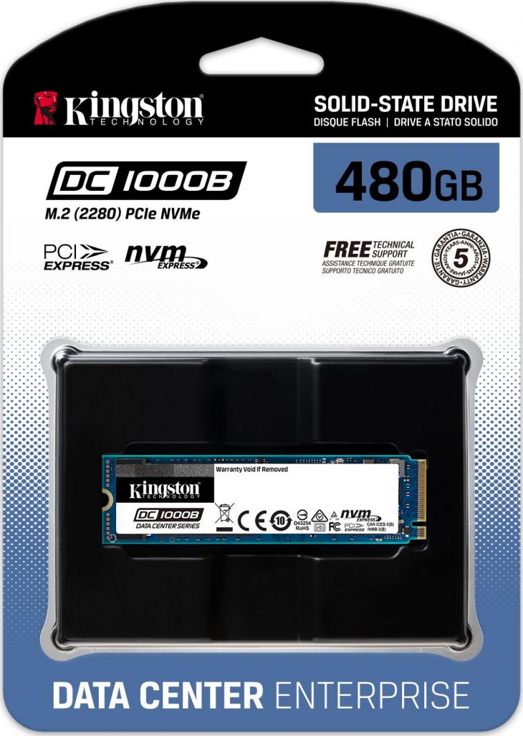 Disk SSD Kingston DC1000B . 480GB, M.2 2280 PCI-E x4 Gen3 NVMe
