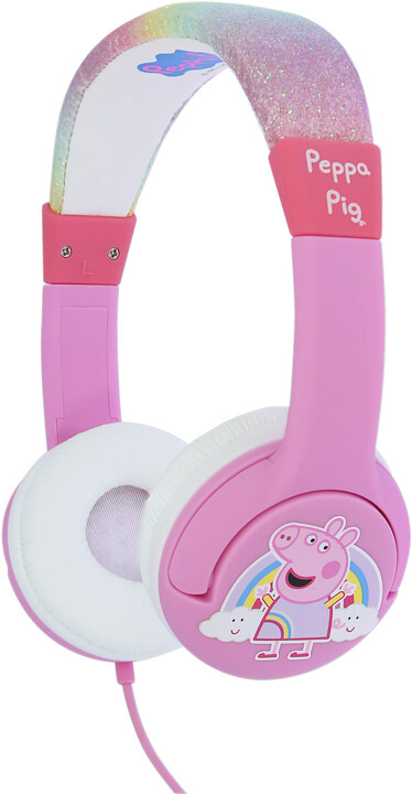 Kufje OTL Technologies Rainbow Peppa, rozë