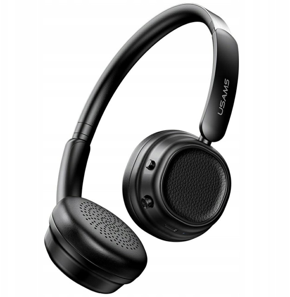 Kufje pa tela Usams SR01, Bluetooth 5.3, ANC, të zeza