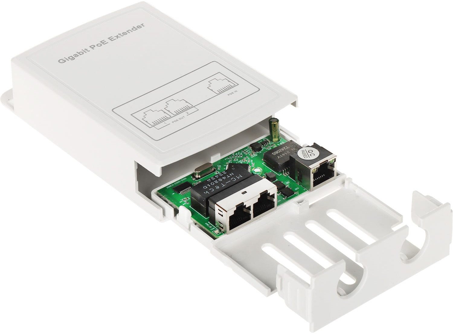 Extender rrjeti SPT, Ethernet PoE outdoor, 2 porta, i zi