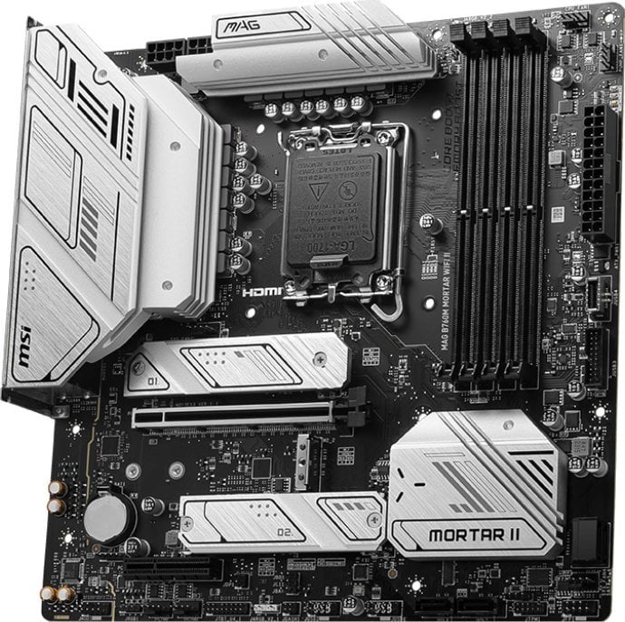 Pllakë amë MSI MAG B760M MORTAR WIFI II, Micro ATX, Intel B760, DDR5