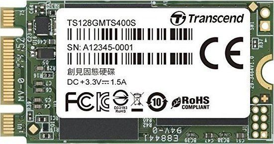 Disk SSD Transcend MTS400, 128GB, M.2 2242 SATA III
