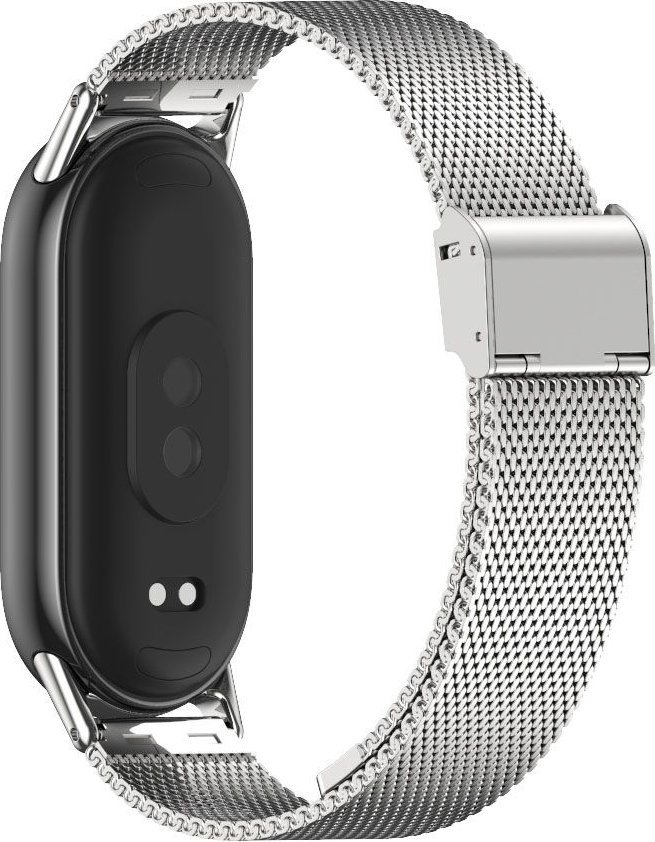 Rrip ore Tech-Protect MilaneseBand për Xiaomi Smart Band 8 8 NFC, çelik inox, i argjendtë