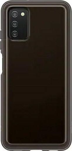 Këllëf telefoni Samsung Galaxy A03s EF-QA038TB, TPU, transparent, i zi