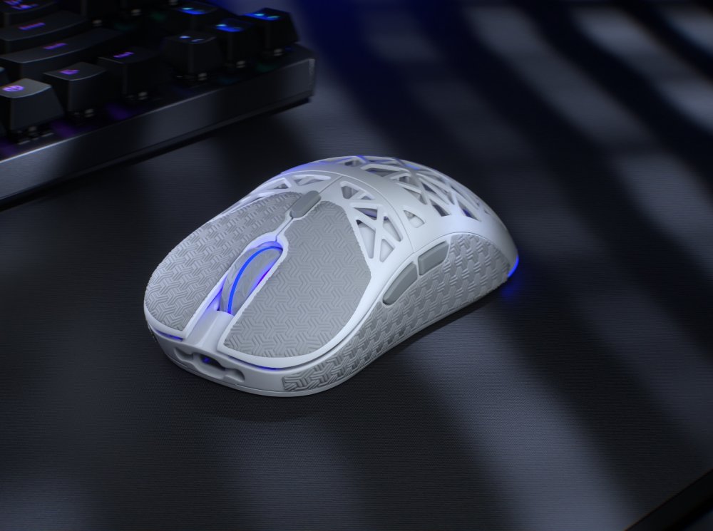 Maus gaming Endorfy LIV Wireless Onyx White, i bardhë