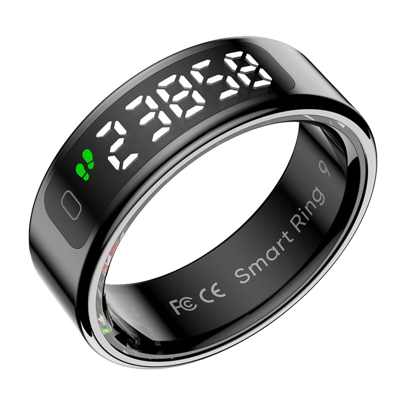 Unazë inteligjente Colmi R12 Smart Ring, 17.9 mm, madhësia 7, e zezë