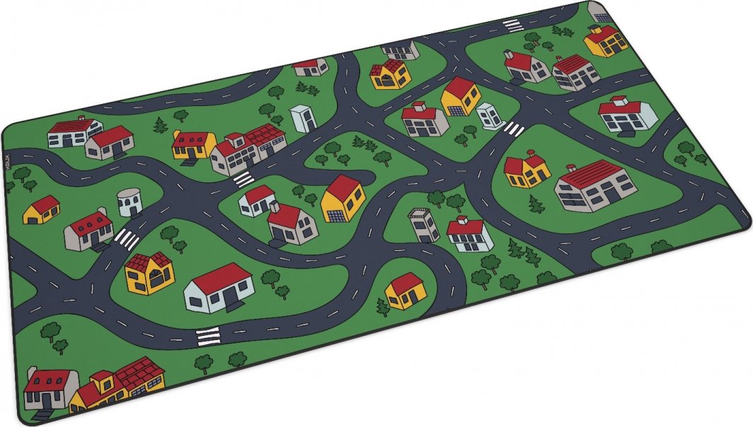 Mauspad Krux Space City MAX, XXXL, shumëngjyrësh