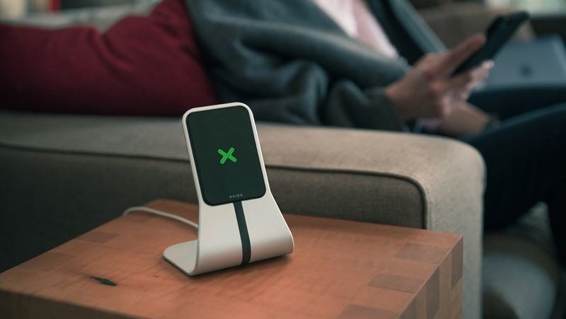 Karikues wireless XVIDA Desk Stand, 7.5W, për telefona Qi, gri