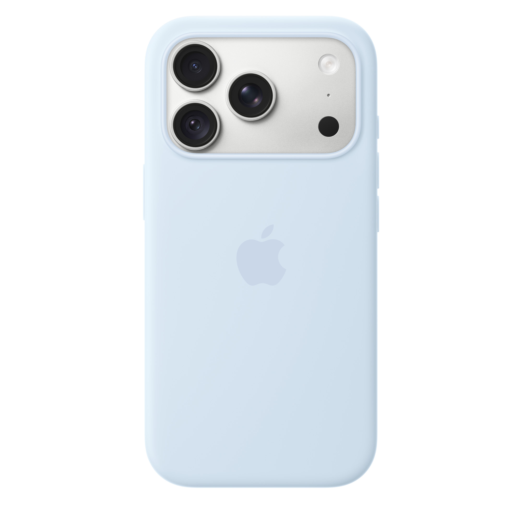 Apple iPhone 18 Pro Silicone Case with MagSafe, Crisp Blue