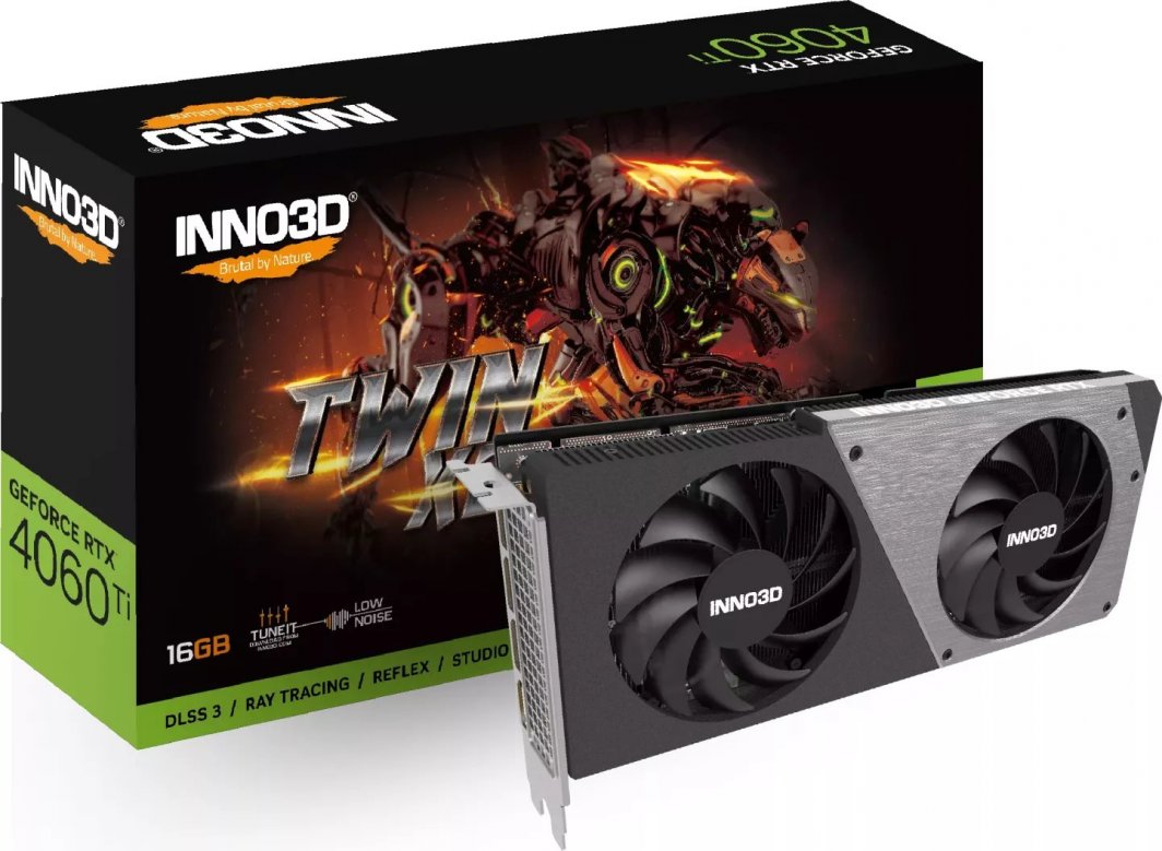 Kartelë grafike Inno3D GeForce RTX 4060 Ti Twin X2 16GB GDDR6