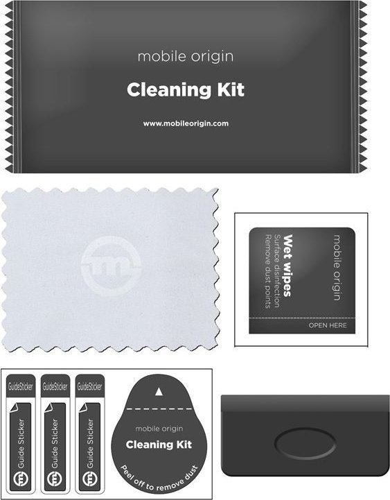 Xham mbrojtës Mobile Origin EasyGlass për iPhone 11 Pro XS X, 9H, 2.5D, transparent