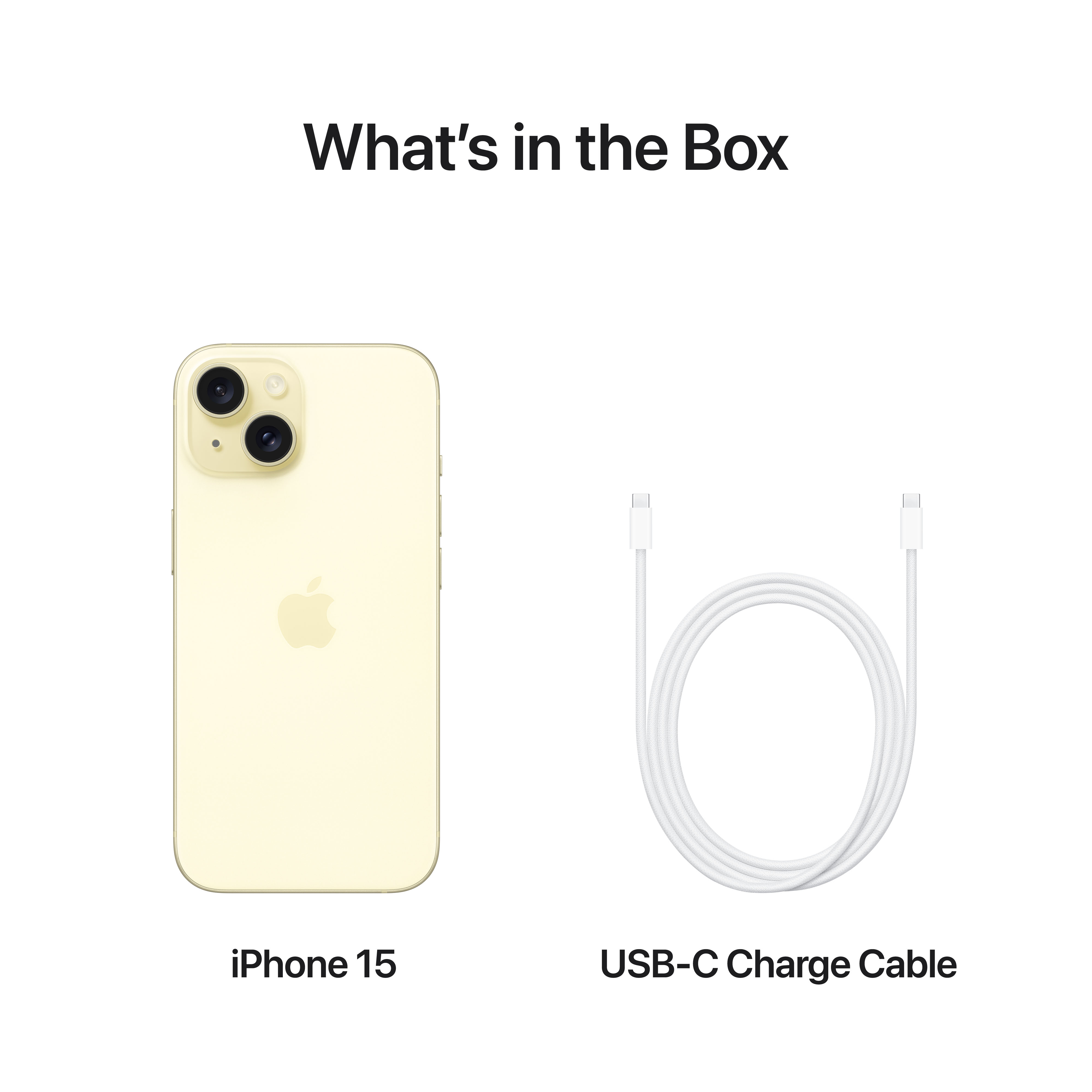 Apple iPhone 15, 128GB, Yellow