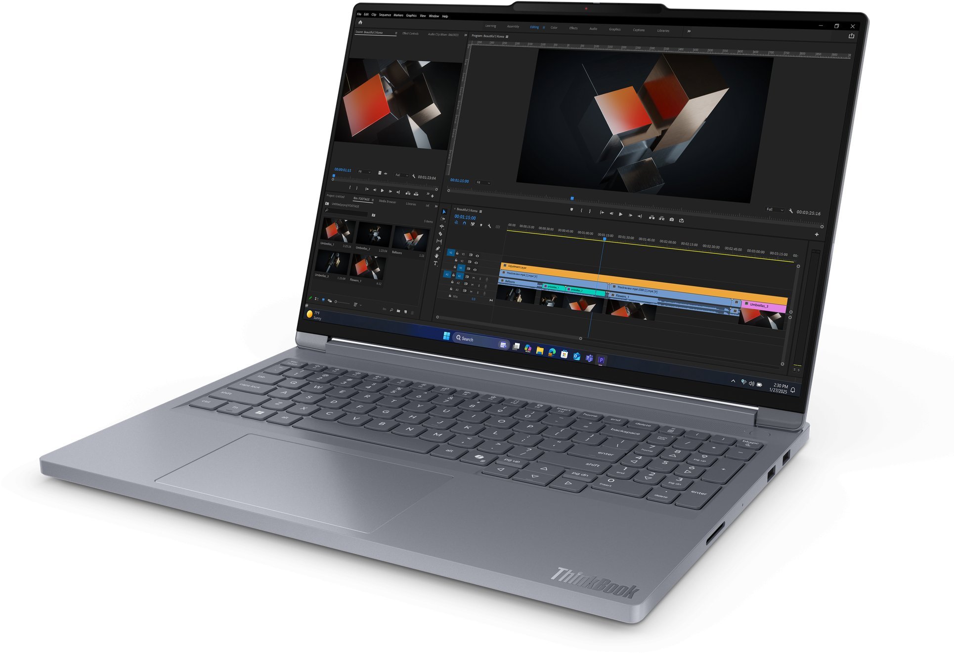 Laptop Lenovo ThinkBook 16p Gen 6, 16", biznes, gri