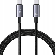 Kabllo USB Usams US-SJ661, USB C në USB C, 1.2m, 60W, USB 3.2 Gen 1, çelik