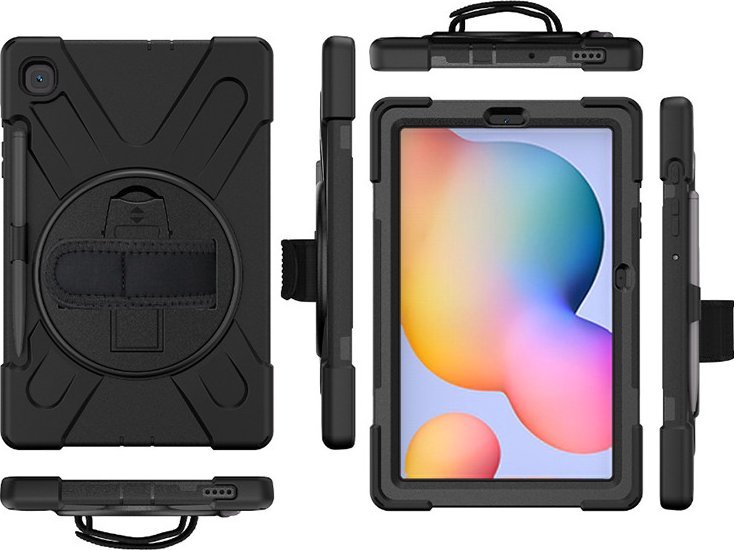 Kllëf tablet eStuff Samsung Galaxy Tab S6 Lite, cover mbrojtës, gri