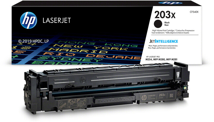 Тонер за печатач HP CF540X бр. 203X (3200 страници), црн