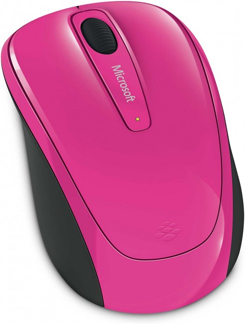 Maus Microsoft Wireless Mobile Mouse 3500, pa kabllo, optik, rozë