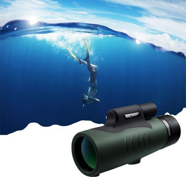 Teleskop K&F Monokular, 12x50mm, I gjelbër