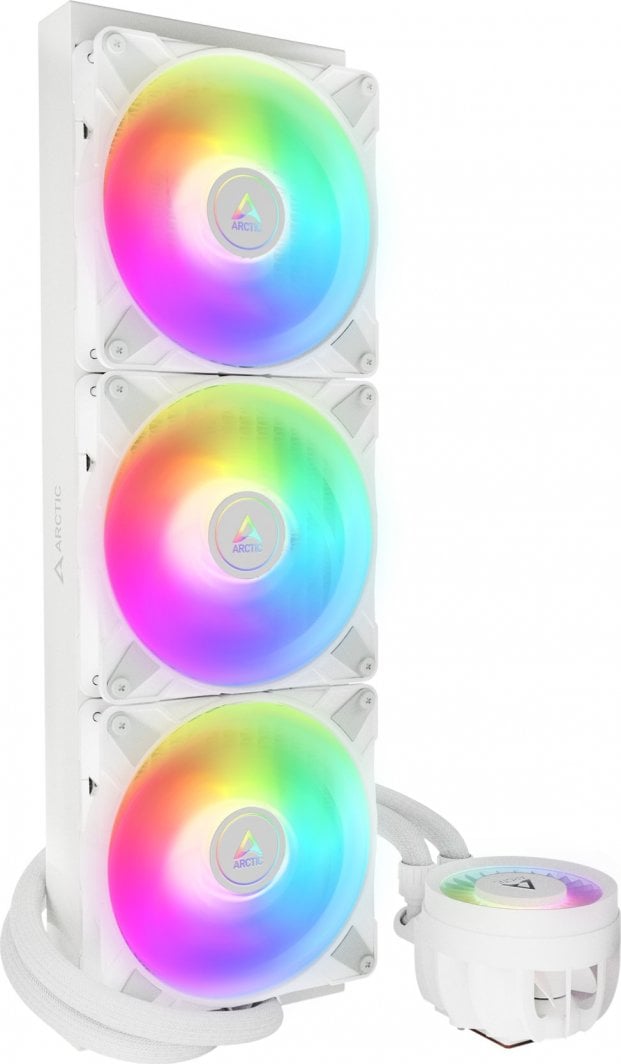 Ftohës CPU ARCTIC Liquid Freezer III 420 A-RGB, A-RGB, i bardhë