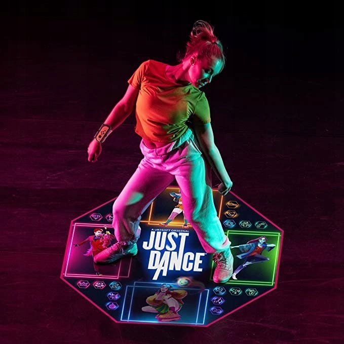 Tapet gaming Subsonic Just Dance, 100 x 100 cm, kundër rrëshqitjes, shumëngjyrësh