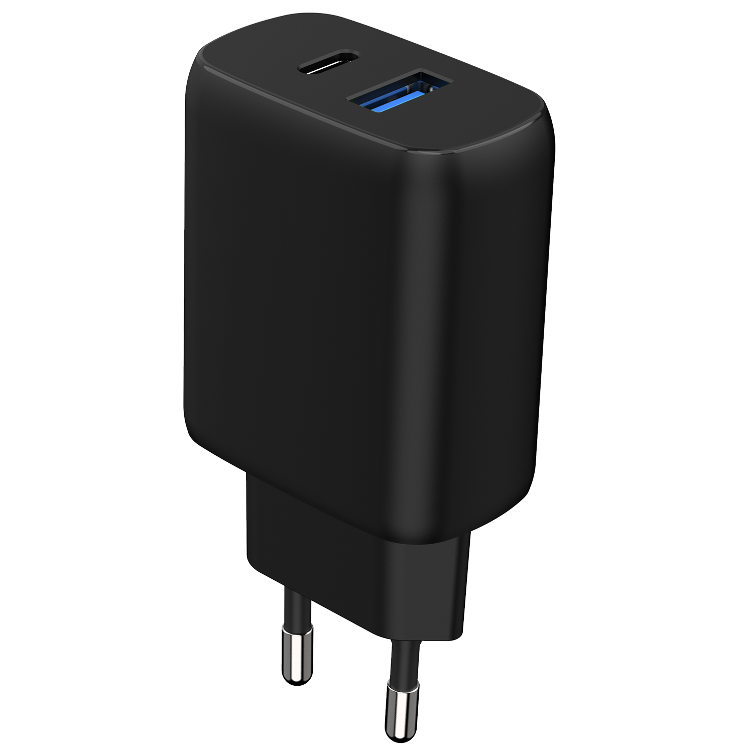 Karikues muri Proove Silicone Power 2, 30W, Type-C + USB, me kabllo Type-C në Type-C, i zi