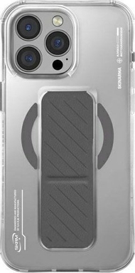 Mbajtëse telefoni Skinarma Axon për iPhone 16 Pro Max 6.9", magnetike, me grip, transparente